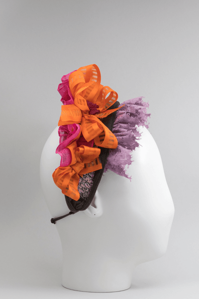 ALICE - pleated ribbon headband