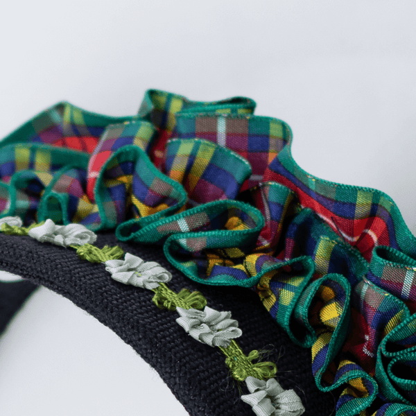 BESS - ruffled ribbon headband